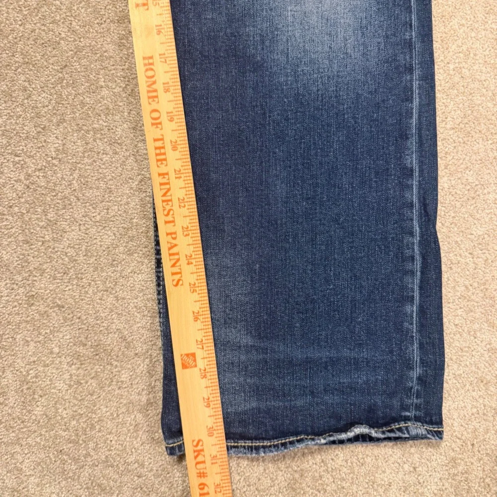 Silver Jeans Co Zac Jeans Mens 40x32 Blue Relaxed Straight